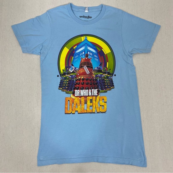 Dr. Who & The Daleks Men’s Tee Shirt - Picture 1 of 4
